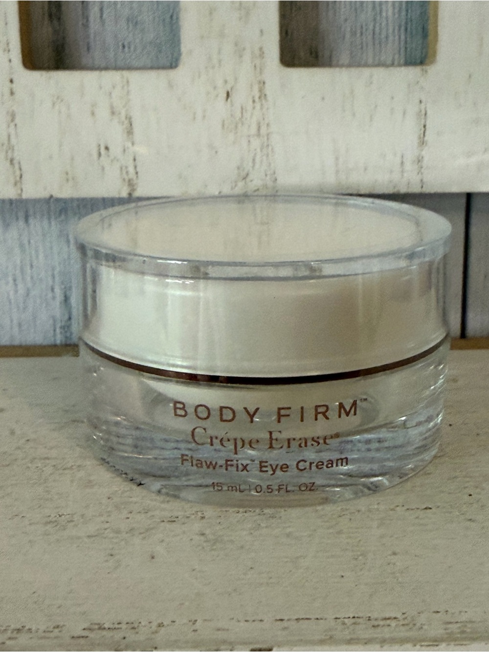 Body Firm Crepe Erase Flaw-Fix Eye Cream with TRUFIRM NEW SEALED 0.5oz